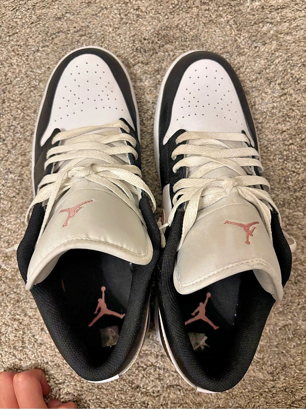 Jordan Air Jordan 1 Mid Men's Black & White US 13 - Picture 4 of 5